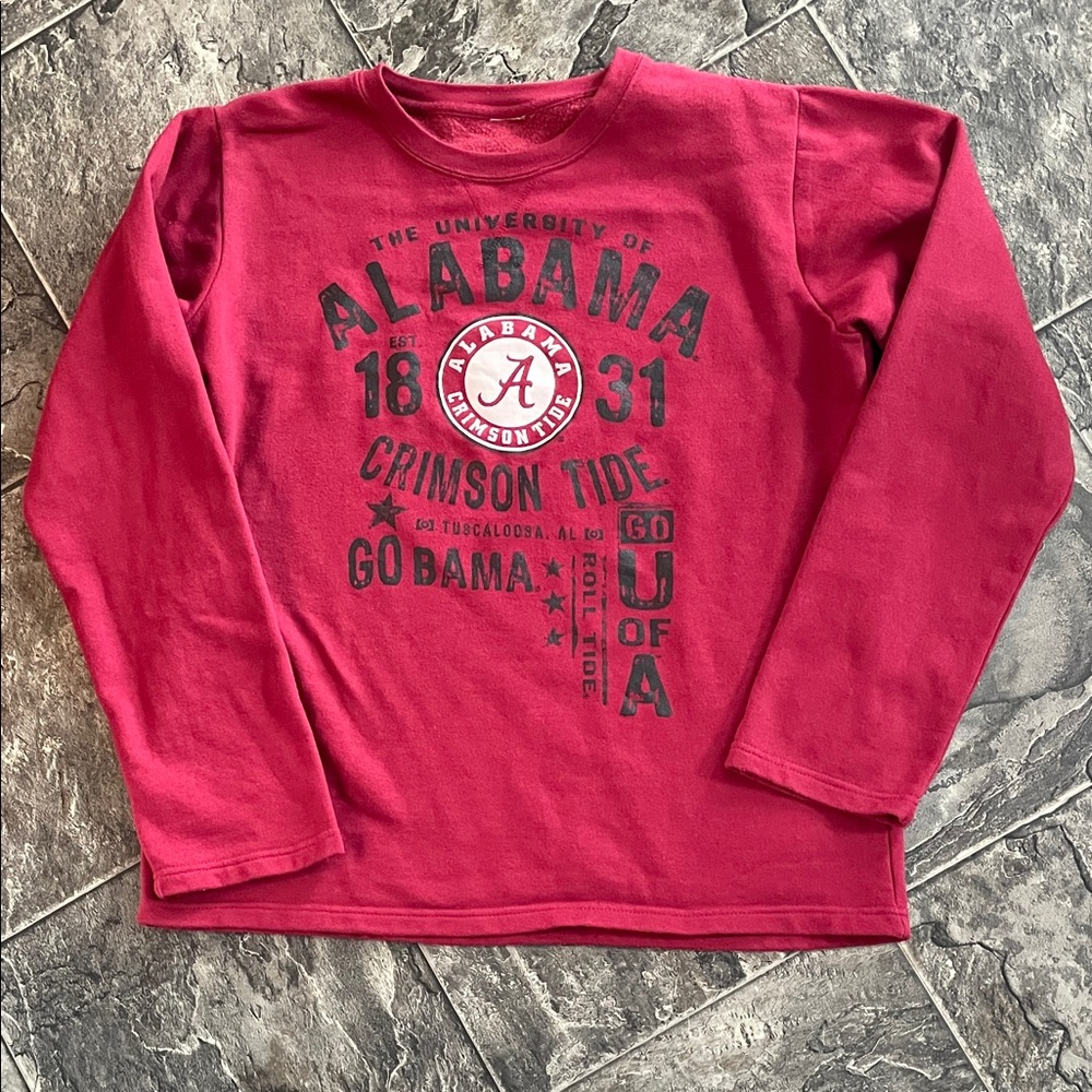 NCAA Alabama Crimson Tide Women’s Long Sleeve Sweatshirt University Collegiate